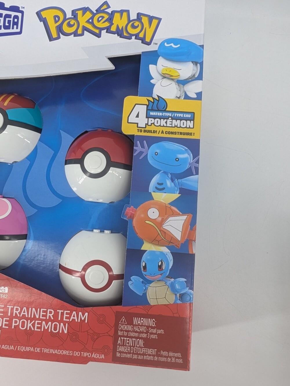 Mega Bloks Pokemon Building Sets Aquatic Adventure Water Trainer Set Charmander - Picture 4 of 9
